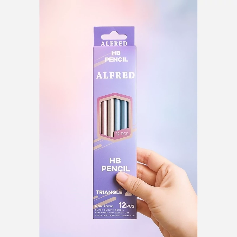 مداد سیاه متالیک Alfred بسته 12 عددی