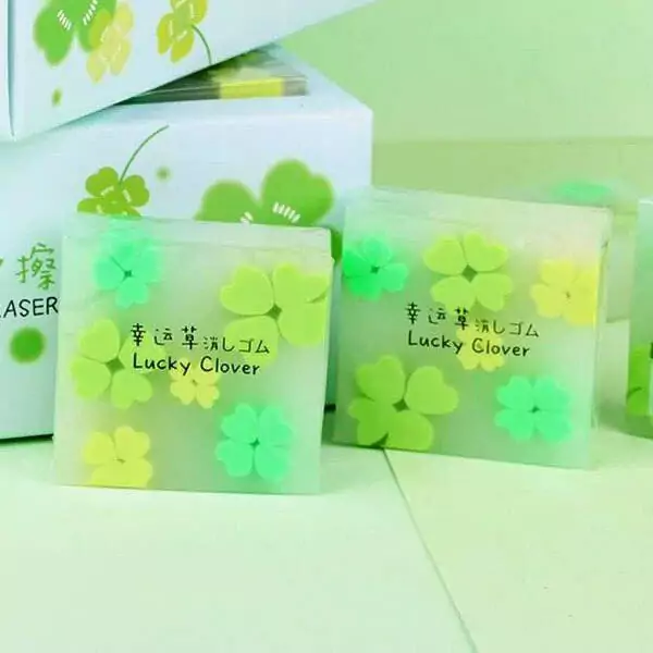 پاک کن ژله‌ای مغزدار طرح شبدر